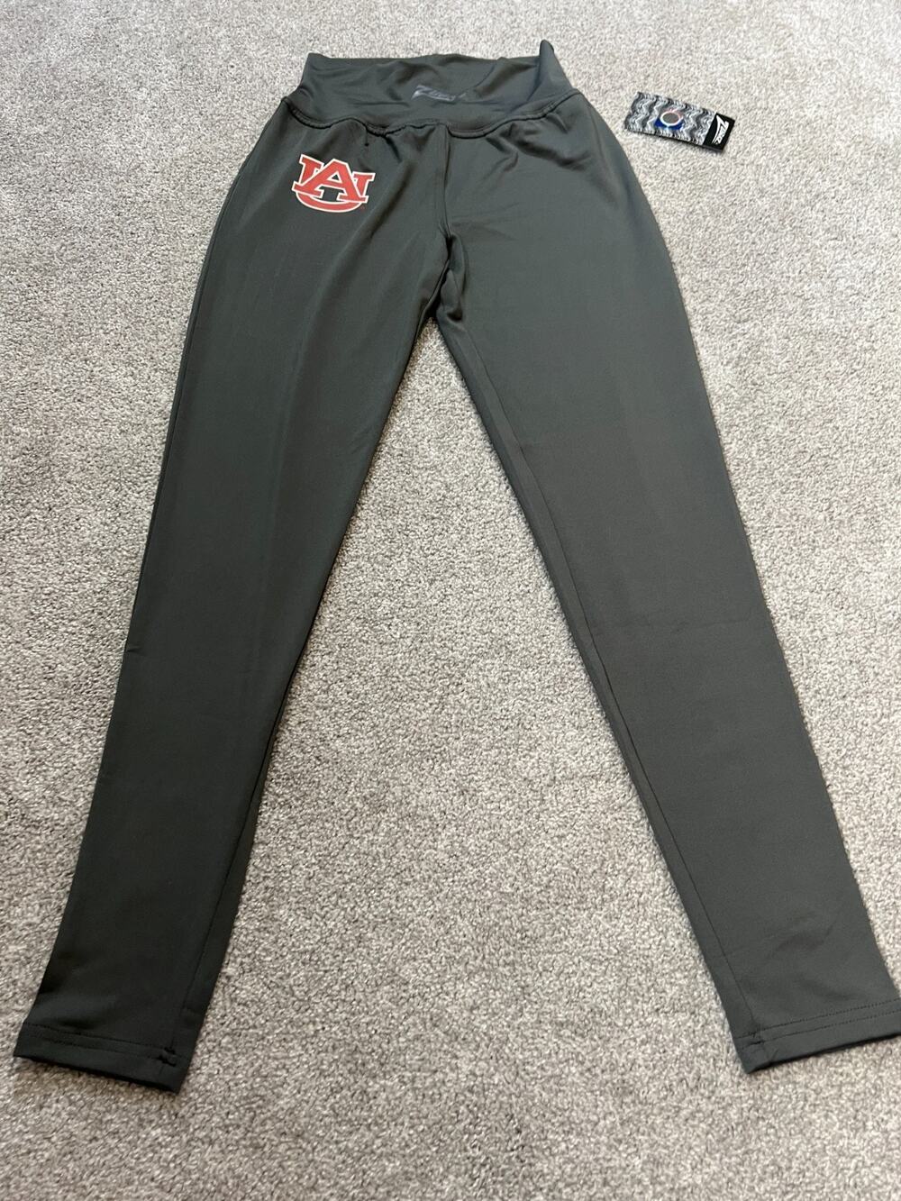 Zubaz Auburn Tigers Pants Womens Extra Small Gray Stretchy Activewear Lounge
